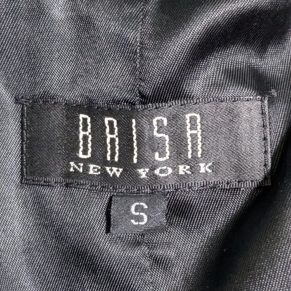 BRISA/NORDSTROM Supple & Soft 3/4 Length Coat 100% Leather - Picture 7 of 8